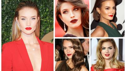 Yeni il gecəsi qırmızı dodaq boyası ilə parıldayın – FOTOLAR